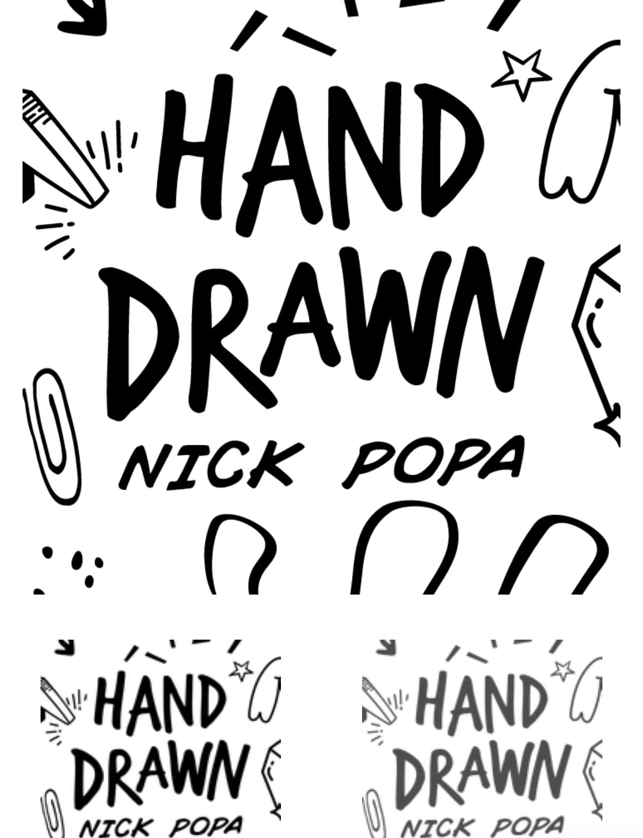 Hand Drawn Magic Trick by Nick Popa