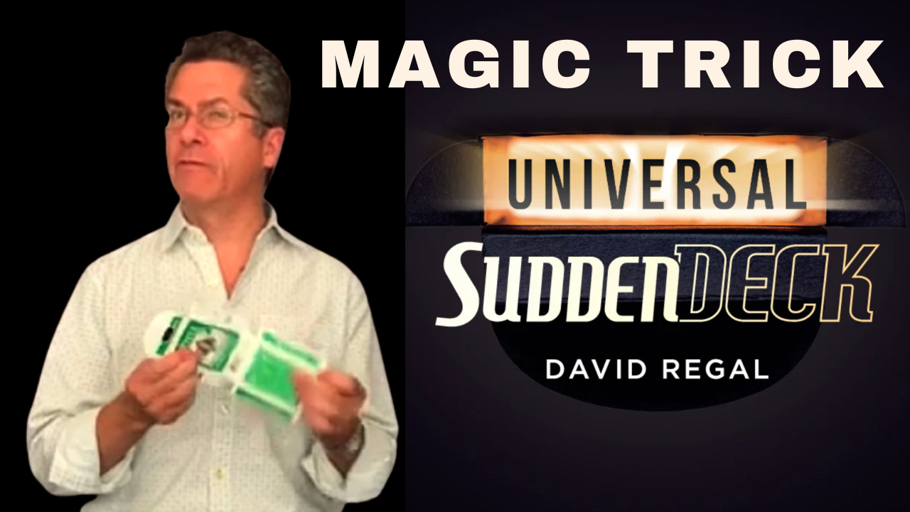 Universal Sudden Deck Magic Card Trick by David Regal